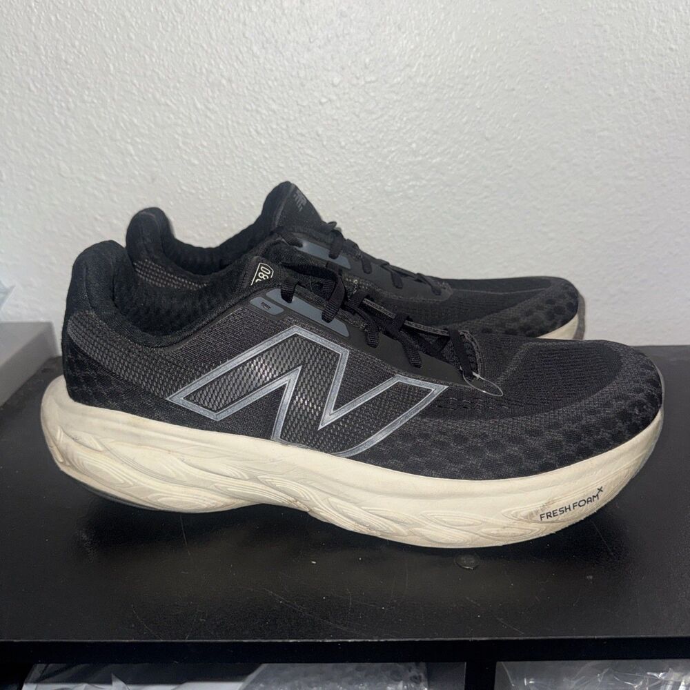 New Balance Fresh Foam X 1080v14 Black Mens Sz 13 Athletic Running Walking Shoes